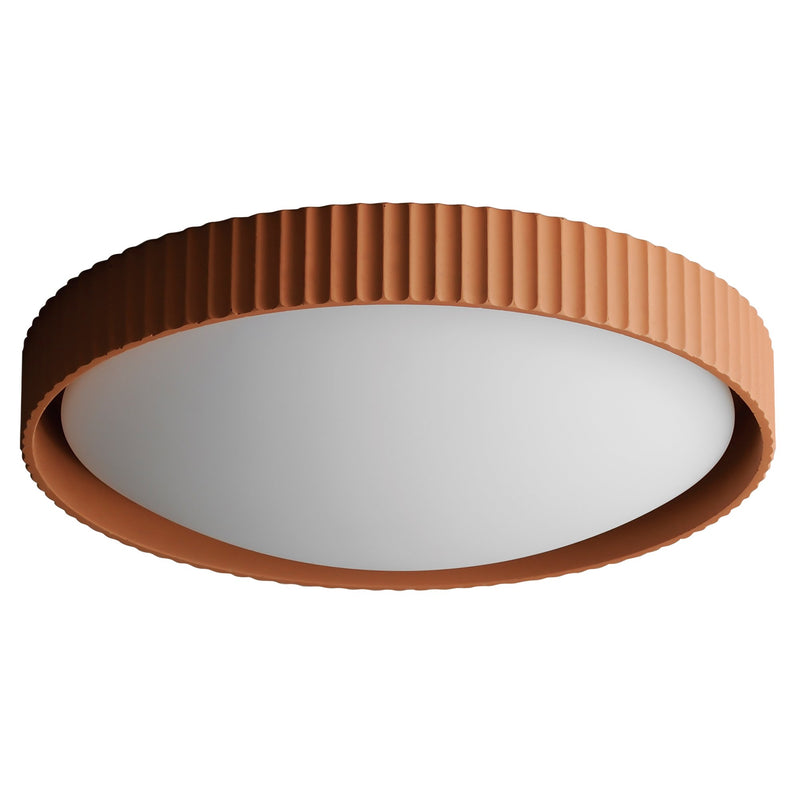 Souffle 22" LED Flush Mount in Terra Cotta