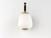 Soji 9.25" Tall LED Wall Sconce in Black / Gold