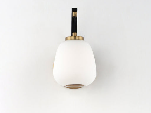 Soji 9.25" Tall LED Wall Sconce in Black / Gold