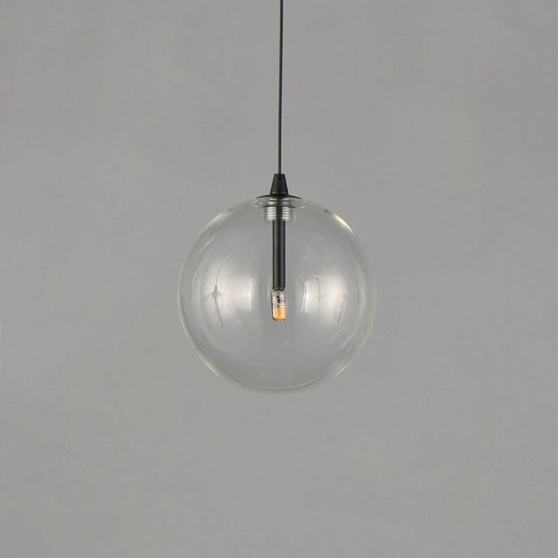 Global 1-Light LED Pendant in Black