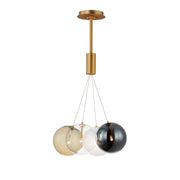 Burst 4-Light LED Pendant in Gold