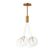 Burst 4-Light LED Pendant in Gold
