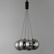 Burst 4-Light LED Pendant in Black