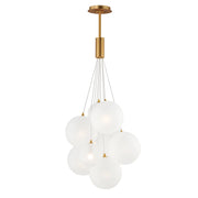 Burst 9-Light LED Pendant in Gold