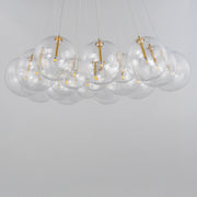 Burst 20-Light LED Pendant in Gold
