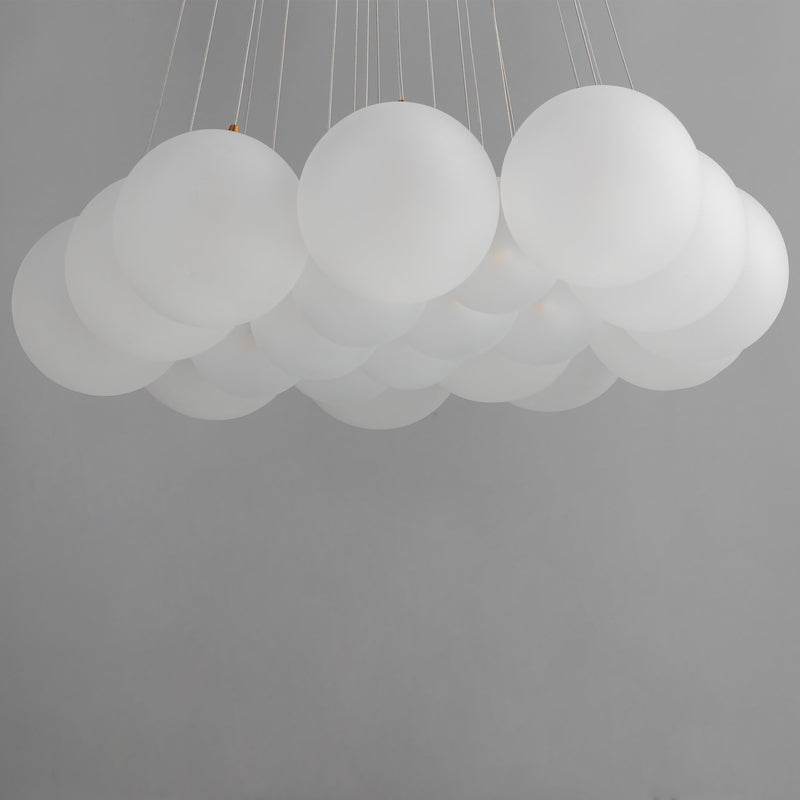 Burst 20-Light LED Pendant in Gold