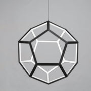 Penta Medium LED Pendant in Black