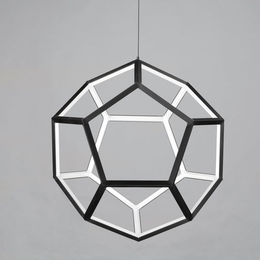 Penta Medium LED Pendant in Black
