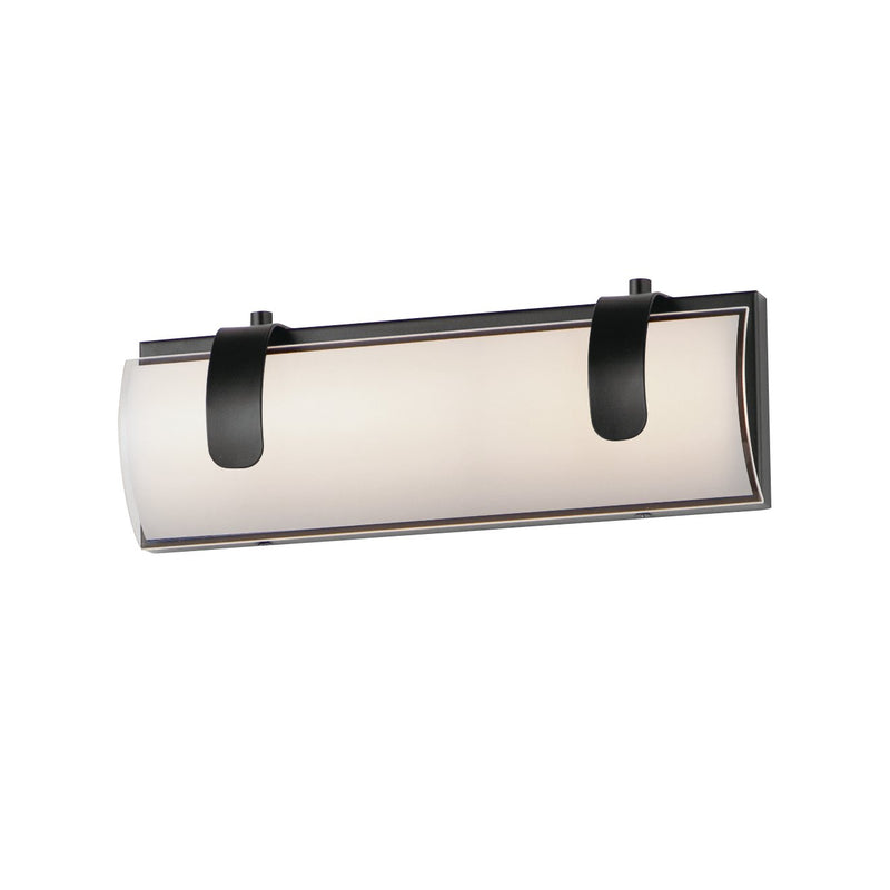 Clutch 13" LED Bath Vanity in Black
