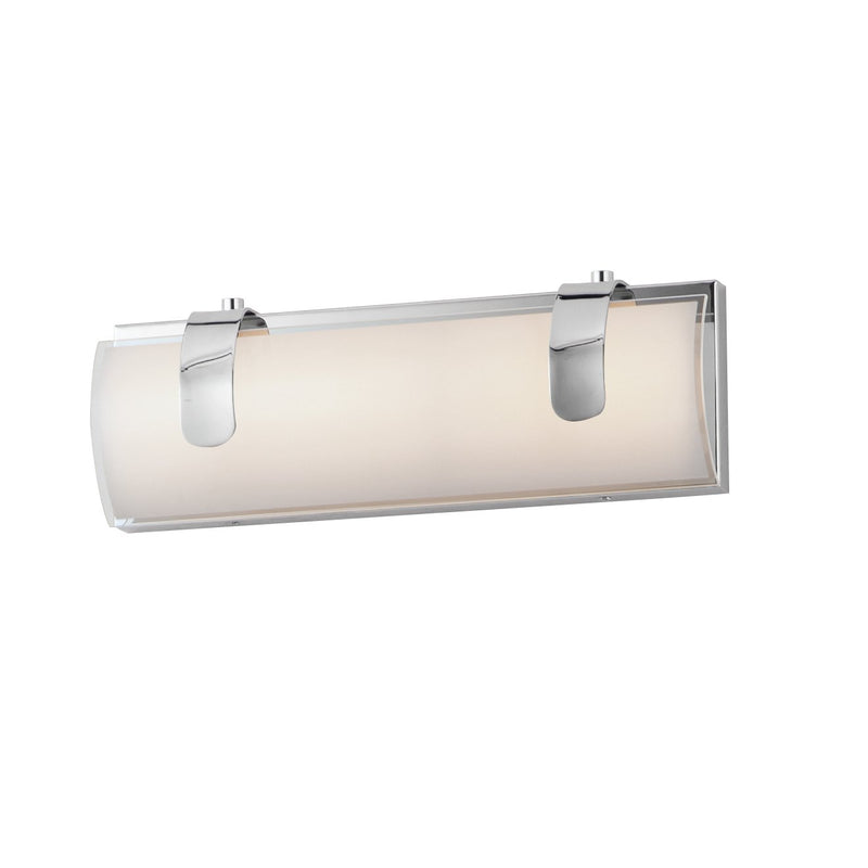 Clutch 13" LED Bath Vanity in Polished Chrome