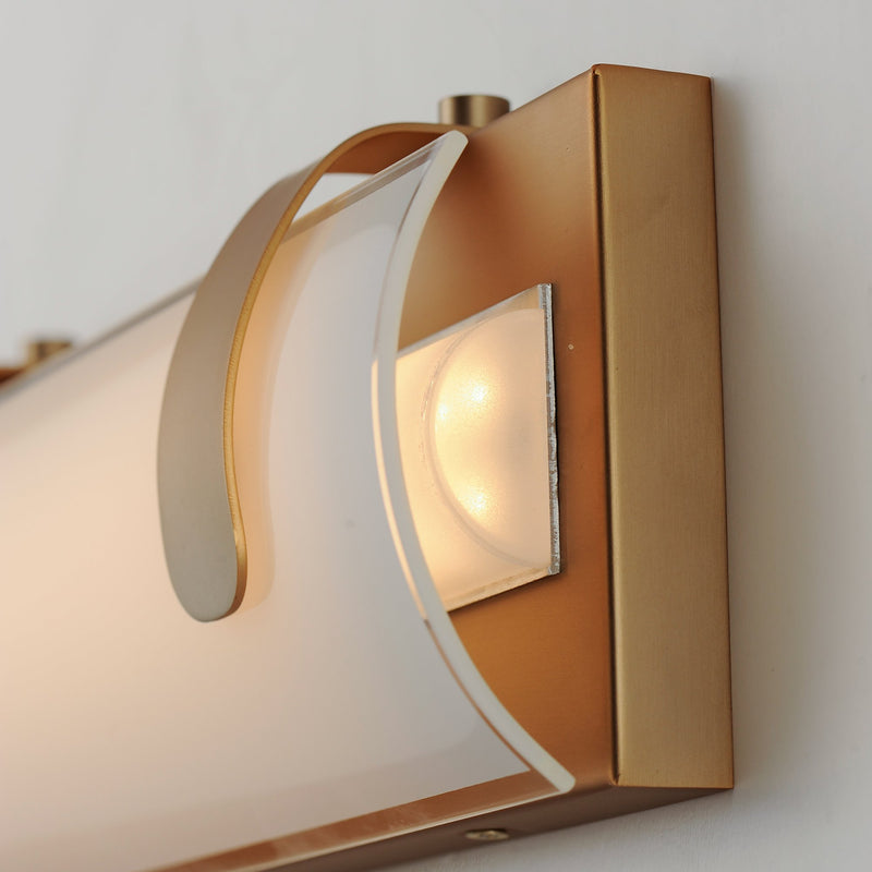 Clutch 13" LED Bath Vanity in Gold