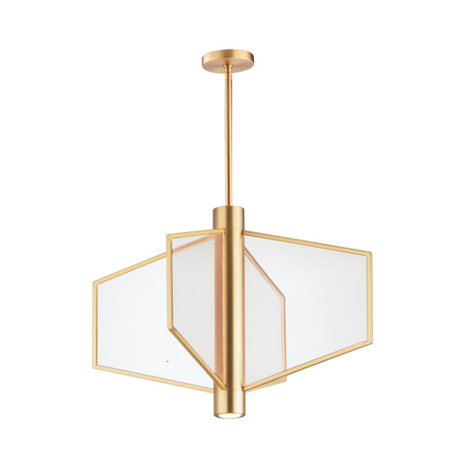 Telstar 26" Wide LED Pendant in Natural Aged Brass