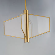 Telstar 26" Wide LED Pendant in Natural Aged Brass