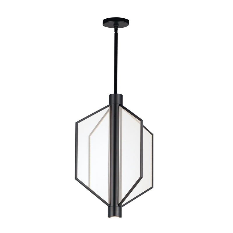 Telstar Medium LED Pendant in Black