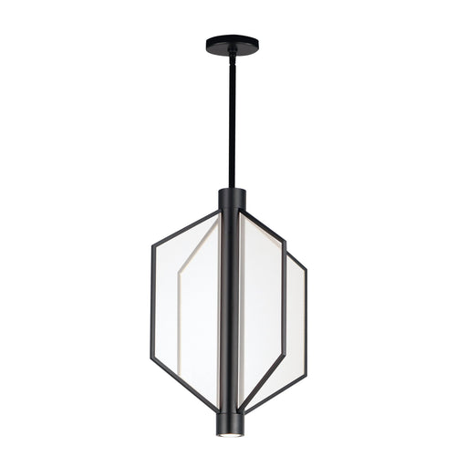 Telstar Medium LED Pendant in Black