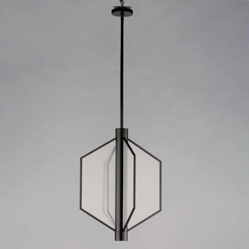 Telstar Medium LED Pendant in Black