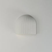 Basilica 1-Light LED Wall Sconce in Chaulk White