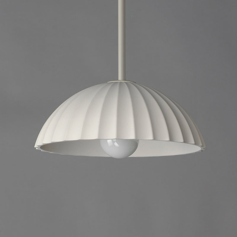 Basilica 14" 1-Light LED Pendant in Chaulk White