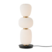 Soji Triple Stack LED Table Lamp in Black / Gold