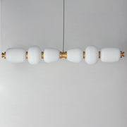 Soji 60" LED Linear Pendant in Black / Gold