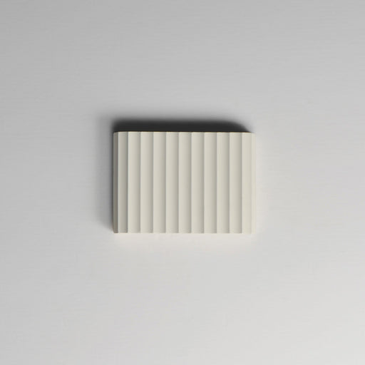 Delphi 9" LED Wall Sconce CCT Select in Chaulk White