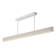 Delphi 61" LED Pendant CCT Select in Chaulk White
