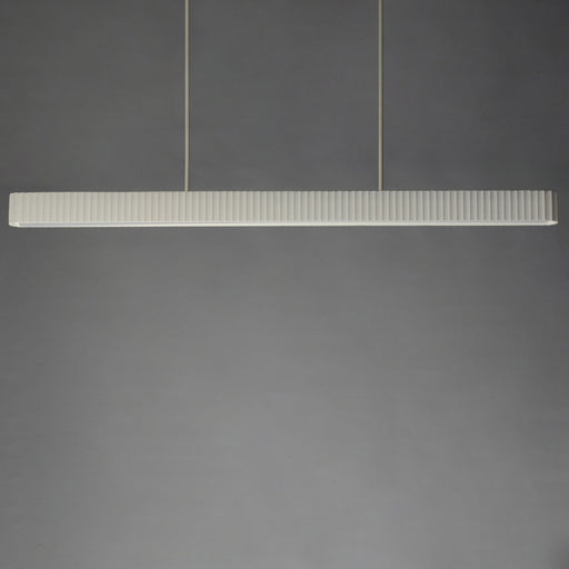 Delphi 61" LED Pendant CCT Select in Chaulk White