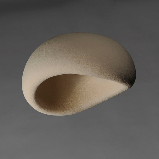 Moeraki 16" Flush Mount with LED Bulb in Oyster