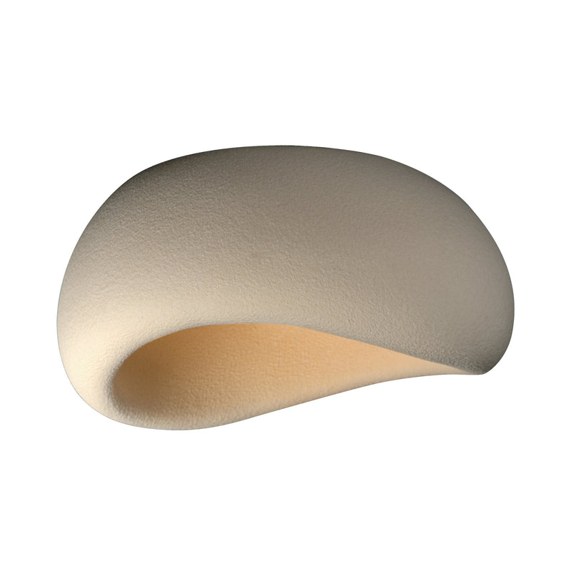 Moeraki 20" Flush Mount with LED Bulb in Oyster