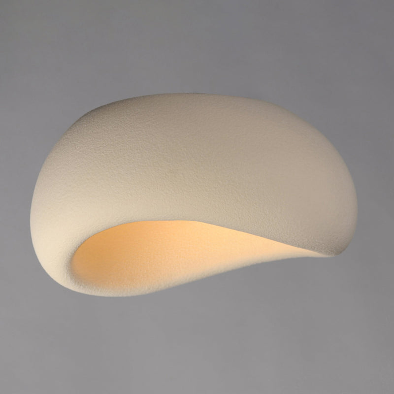Moeraki 20" Flush Mount with LED Bulb in Oyster
