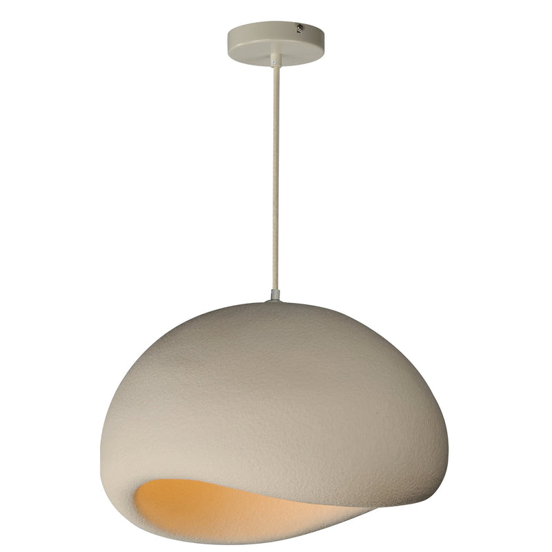 Moeraki 24" Pendant with LED Bulb in Oyster