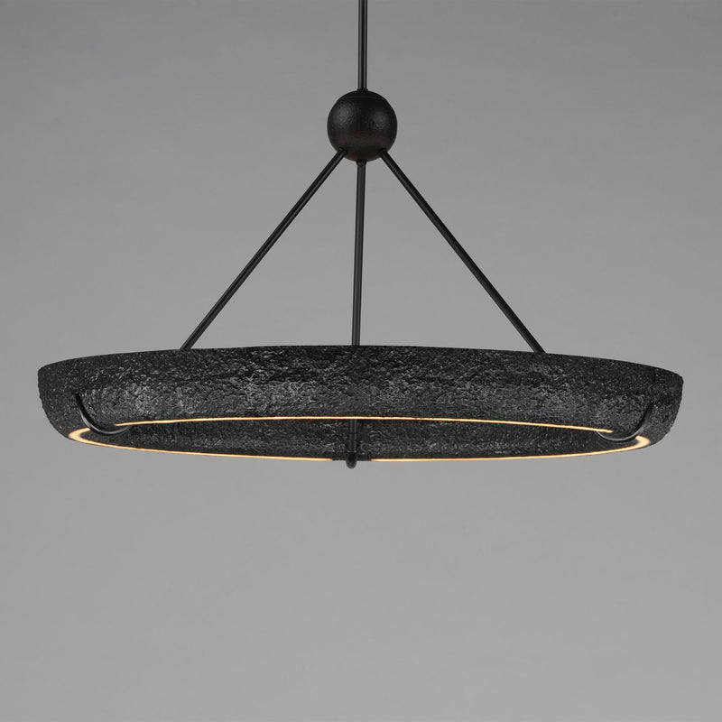 Geist 36" LED Pendant in Black