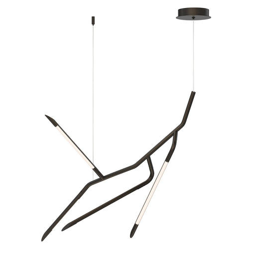 Scion 27" LED Chandelier in Black