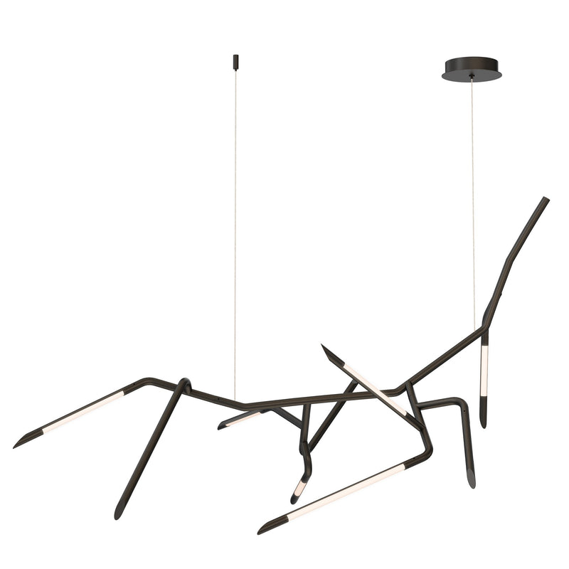 Scion 50" LED Chandelier in Black