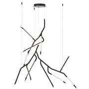 Scion 53" 3-Light LED Pendant in Black
