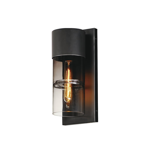 Smokestack Small LED Outdoor Wall Sconce in Black