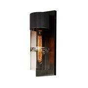 Smokestack Medium LED Outdoor Wall Sconce in Black