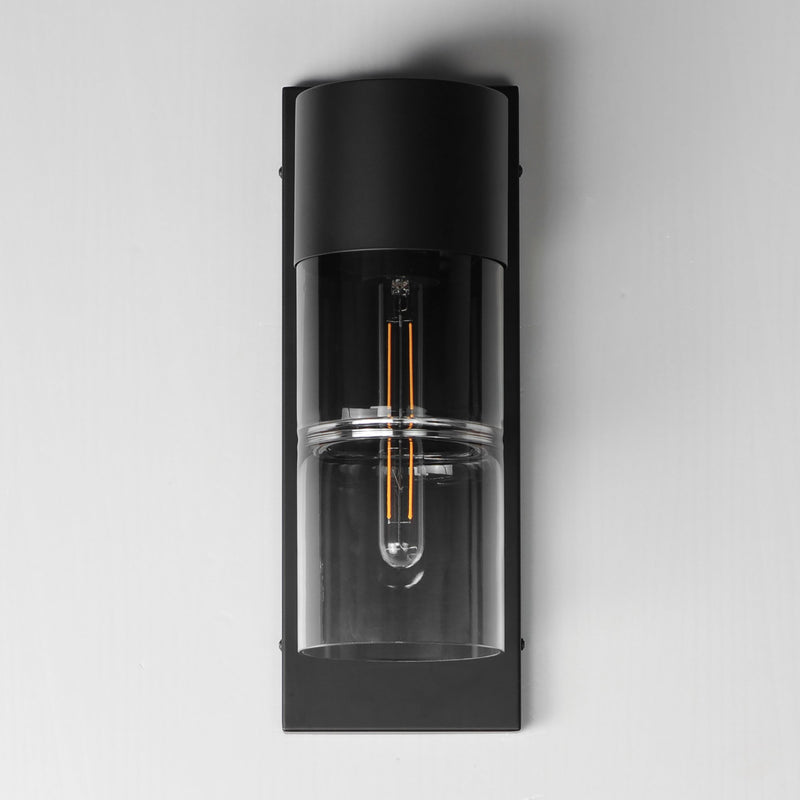 Smokestack Medium LED Outdoor Wall Sconce in Black