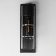 Smokestack Large LED Outdoor Wall Sconce in Black