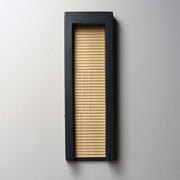 Alcove Large LED Outdoor Wall Sconce in Black / Gold