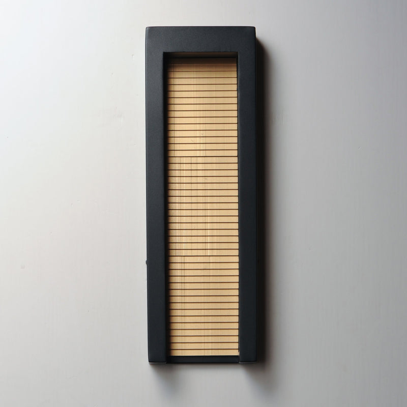 Alcove Large LED Outdoor Wall Sconce in Black / Gold