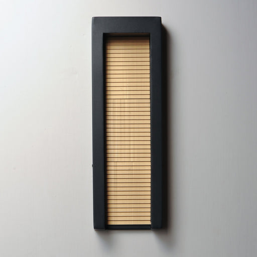 Alcove Large LED Outdoor Wall Sconce in Black / Gold