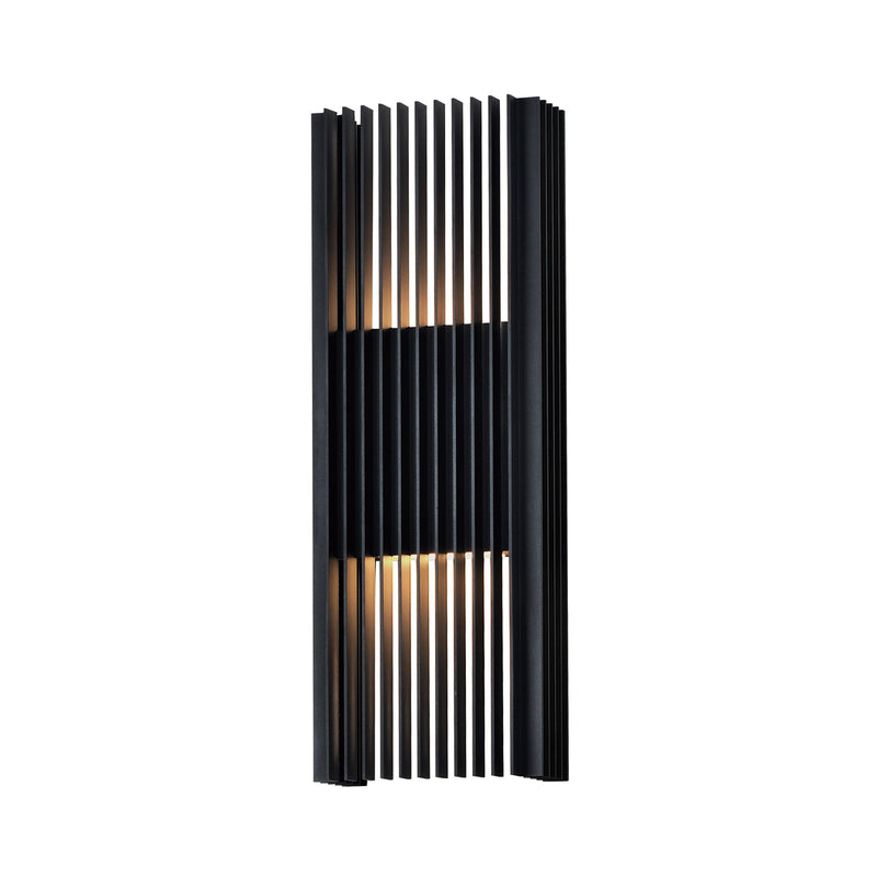 Rampart Large 22" LED Outdoor Wall Sconce in Black