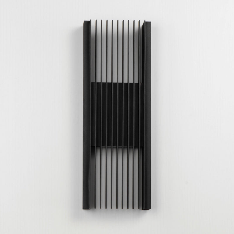 Rampart Large 22" LED Outdoor Wall Sconce in Black