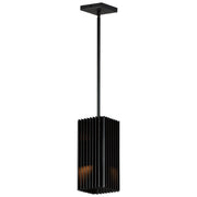 Rampart LED Outdoor Pendant in Black