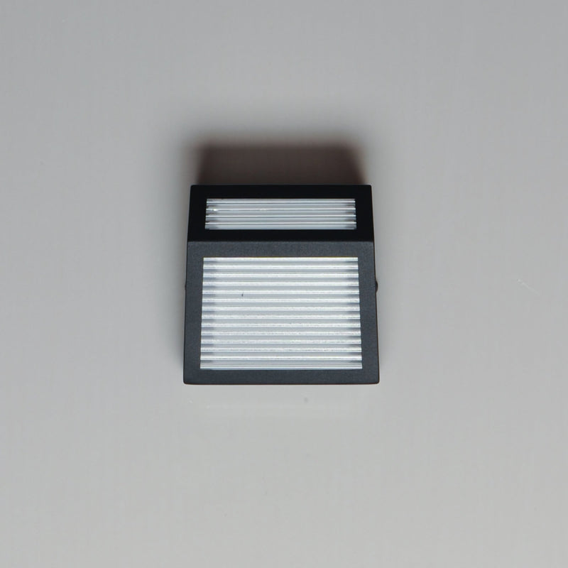 Totem Small Outdoor LED Sconce in Black