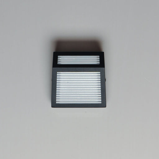 Totem Small Outdoor LED Sconce in Black