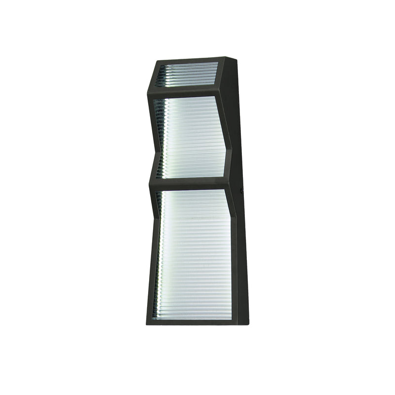 Totem 16" Outdoor LED Sconce in Black