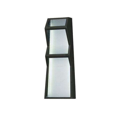 Totem 16" Outdoor LED Sconce in Black