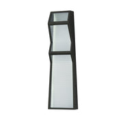 Totem 20" Outdoor LED Sconce in Black